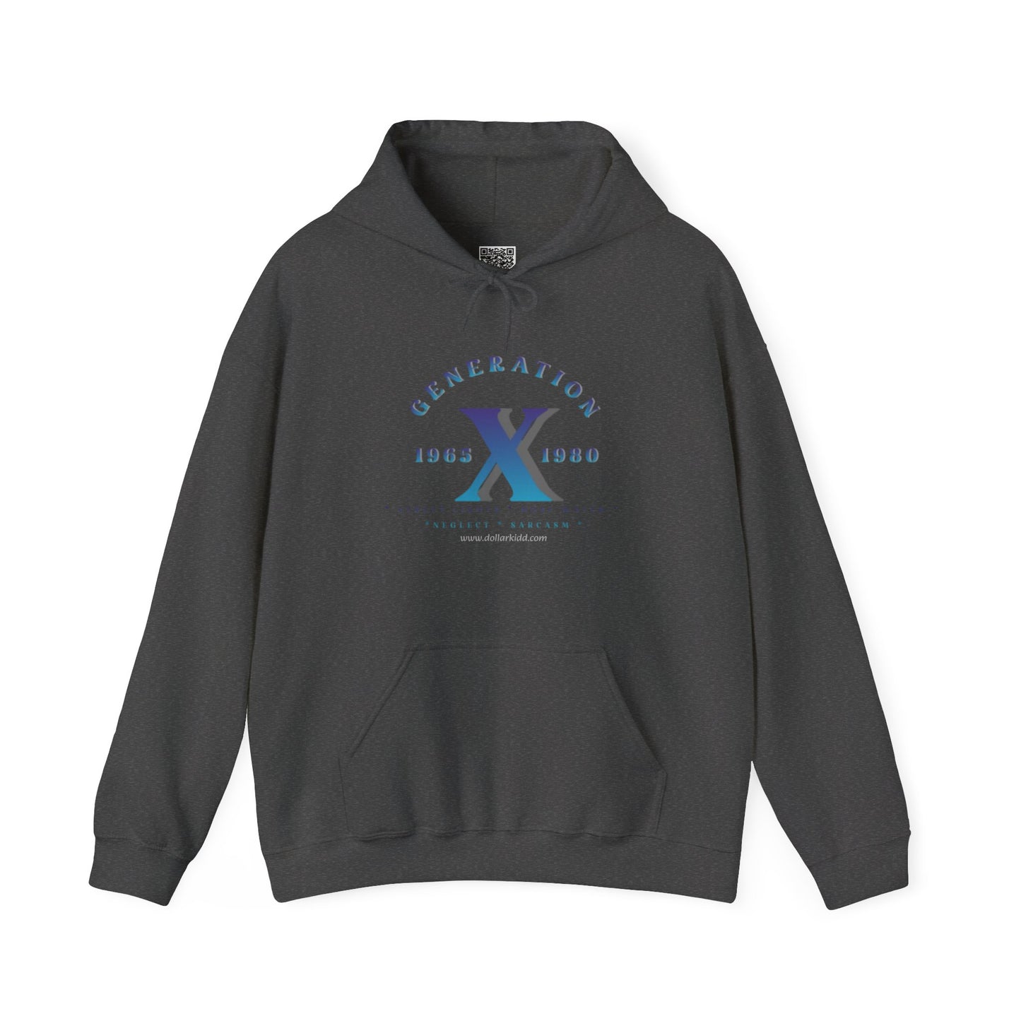 Gen X - 01 Blue Unisex Heavy Blend™ Hooded Sweatshirt