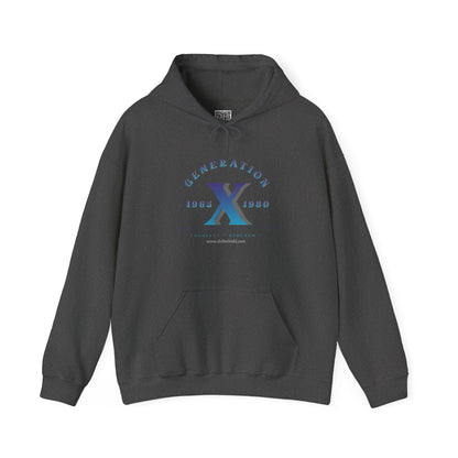 Gen X - 01 Blue Unisex Heavy Blend™ Hooded Sweatshirt
