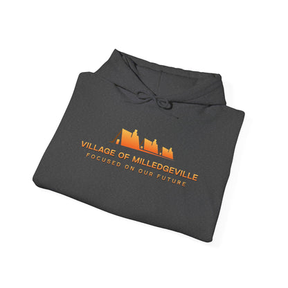 Focused on Our Future - Biker Back- Unisex Heavy Blend™ Hooded Sweatshirt