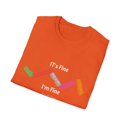 KO - It's Fine I'm Fine - Unisex Softstyle T-Shirt