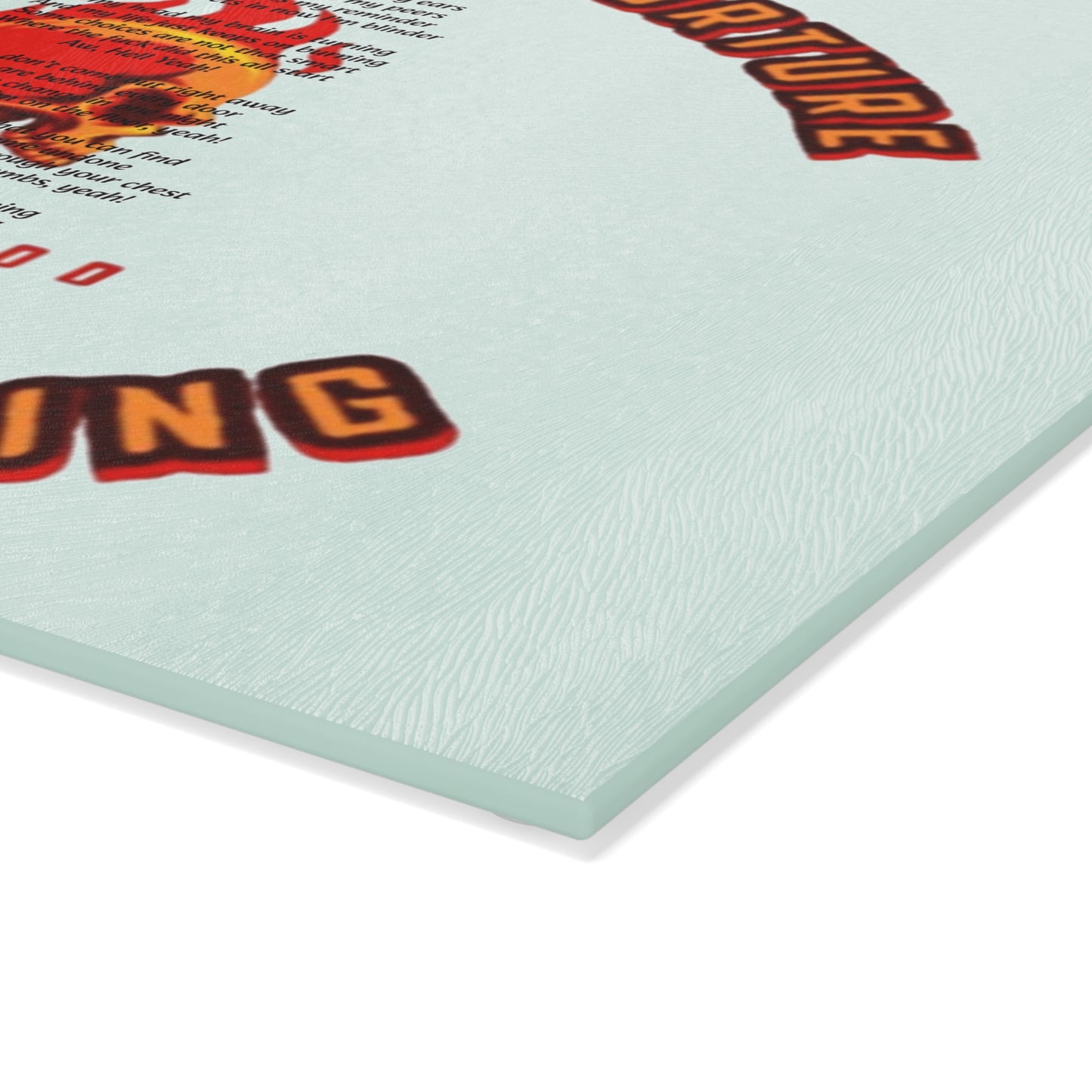 Concealed Torture - Glass Cutting Board