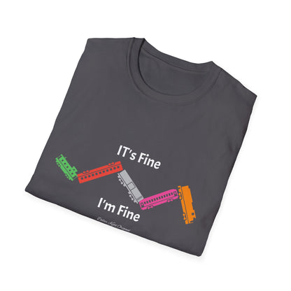 KO - It's Fine I'm Fine - Unisex Softstyle T-Shirt