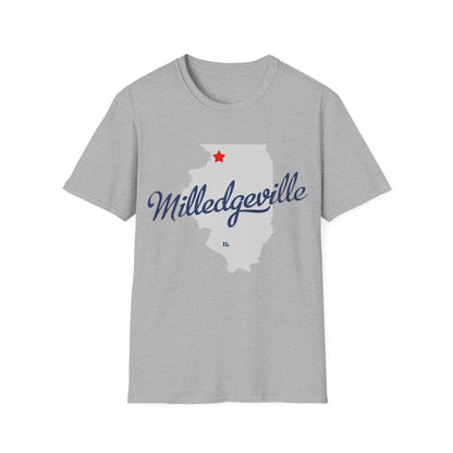 Milledgeville Illinois - Unisex Softstyle T-Shirt