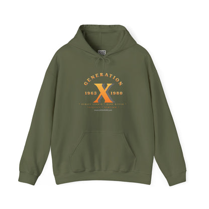 Gen X - 01 Orange Unisex Heavy Blend™ Hooded Sweatshirt
