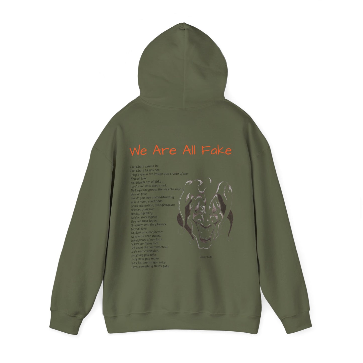 We Are All Fake Unisex Heavy Blend™ Hooded Sweatshirt