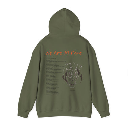 We Are All Fake Unisex Heavy Blend™ Hooded Sweatshirt