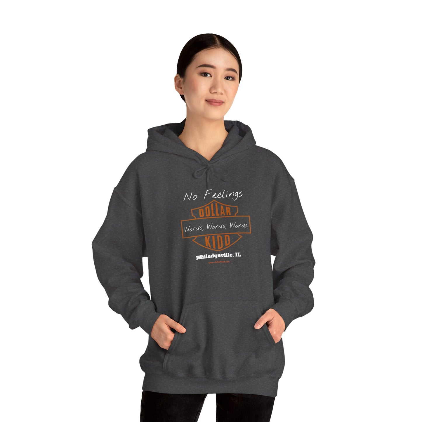 Words Words Words Front Only Unisex Heavy Blend™ Hooded Sweatshirt