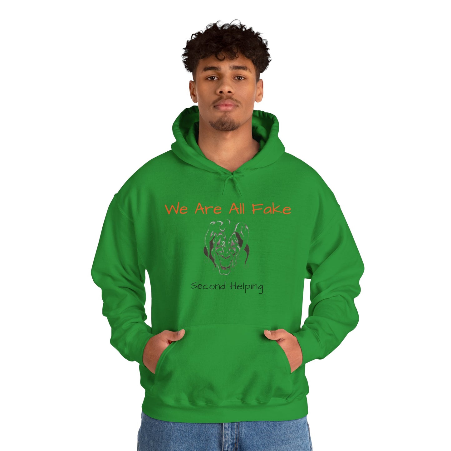 We Are All Fake Unisex Heavy Blend™ Hooded Sweatshirt