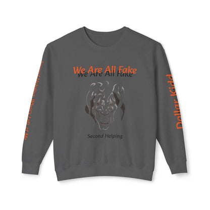 We Are All Fake - Unisex Lightweight Crewneck Sweatshirt