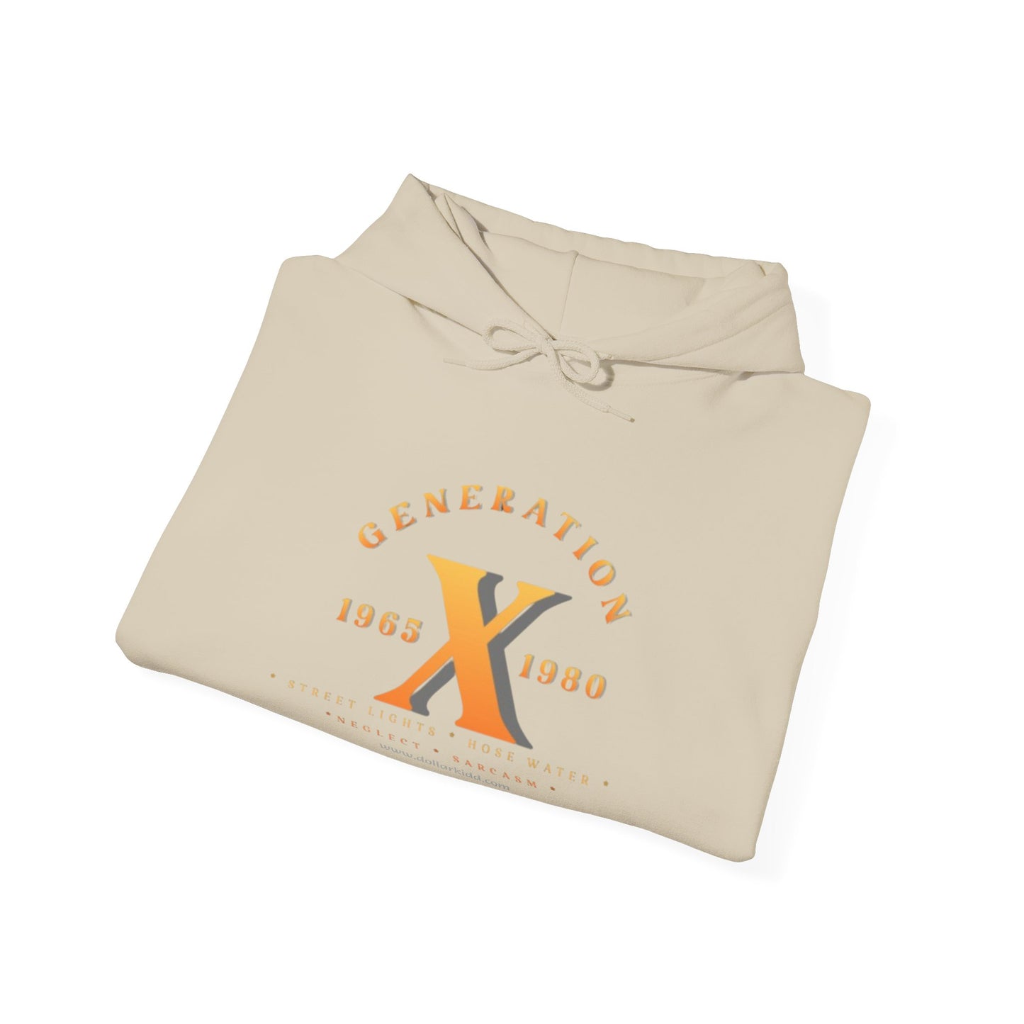 Gen X - 01 Orange Unisex Heavy Blend™ Hooded Sweatshirt
