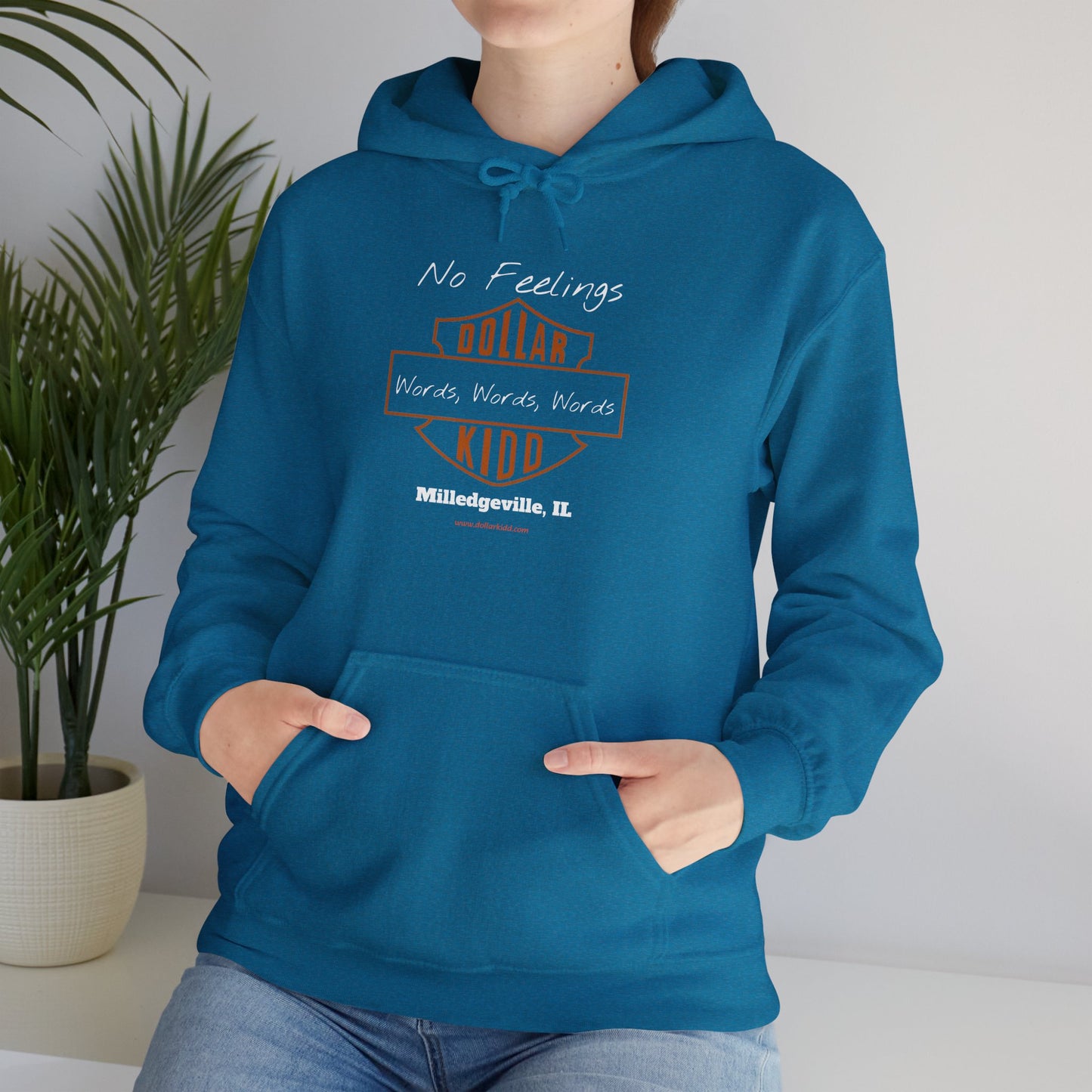 Words Words Words Front Only Unisex Heavy Blend™ Hooded Sweatshirt
