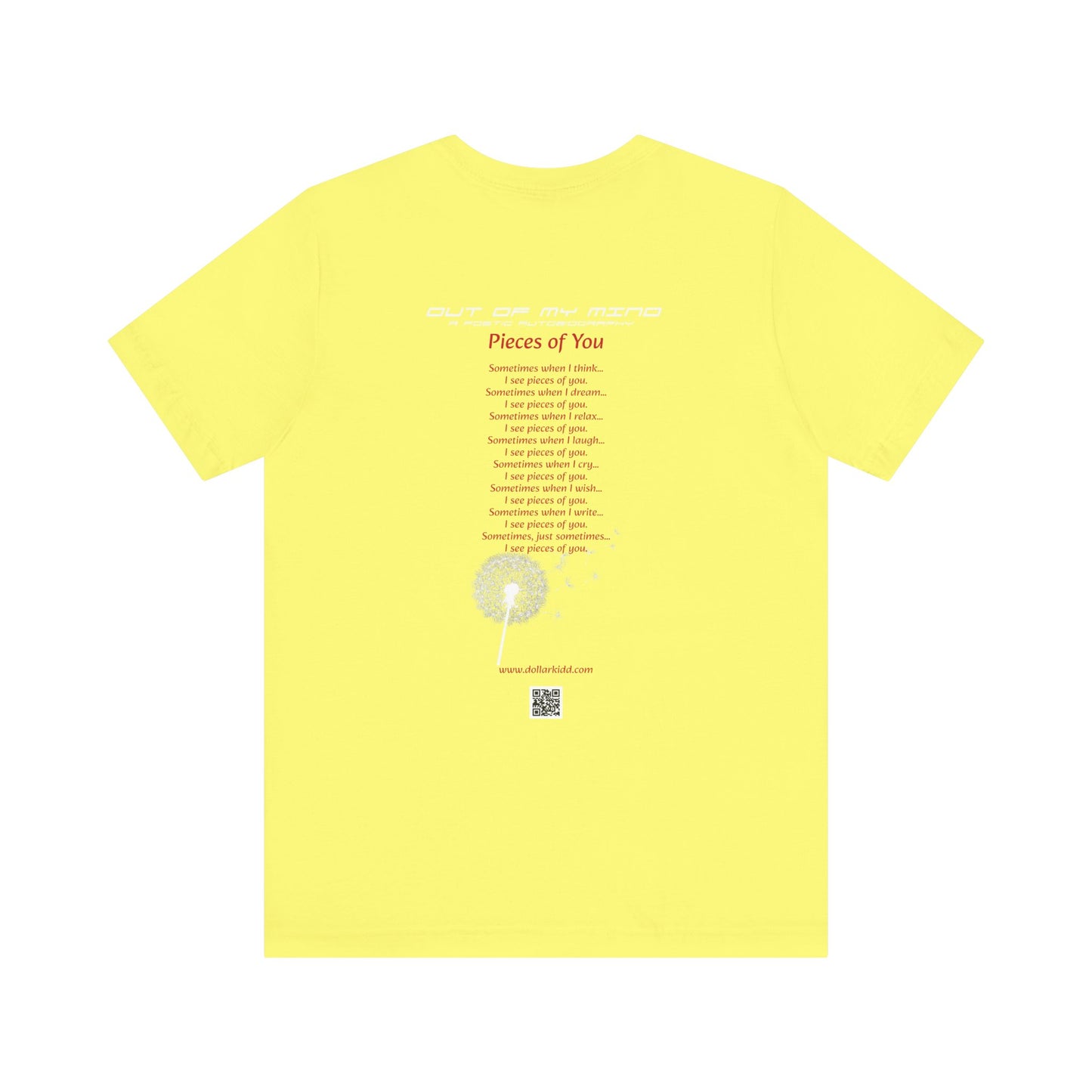 Dollar Kidd - Pieces Of You Unisex Jersey Short Sleeve Tee