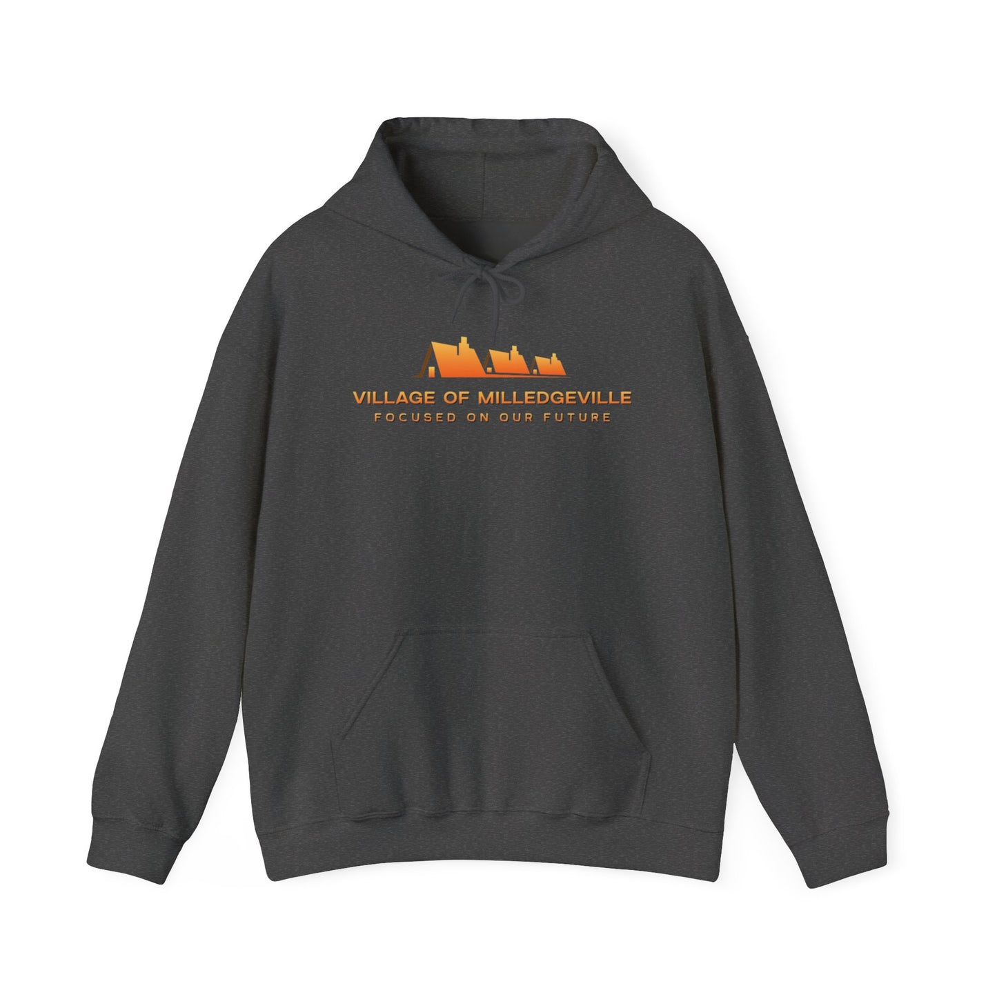 Focused on Our Future - Biker Back- Unisex Heavy Blend™ Hooded Sweatshirt