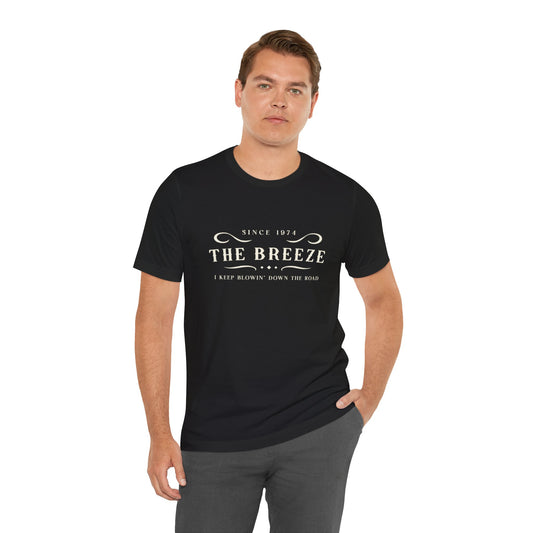 The Breeze font Unisex Jersey Short Sleeve Tee
