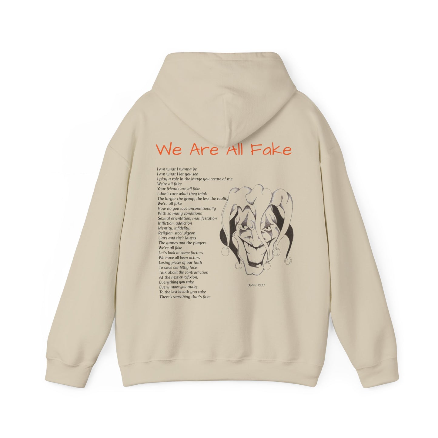 We Are All Fake Unisex Heavy Blend™ Hooded Sweatshirt
