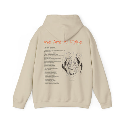 We Are All Fake Unisex Heavy Blend™ Hooded Sweatshirt