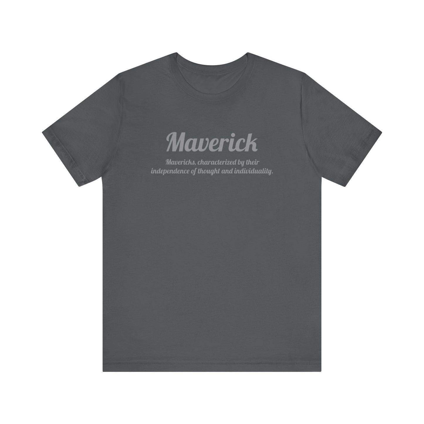 Maverick - Maverick Unisex Jersey Short Sleeve Tee