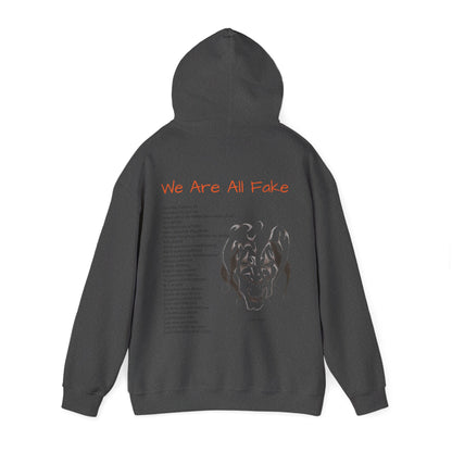 We Are All Fake Unisex Heavy Blend™ Hooded Sweatshirt