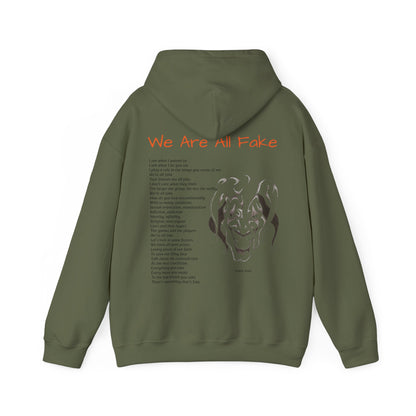 We Are All Fake Unisex Heavy Blend™ Hooded Sweatshirt