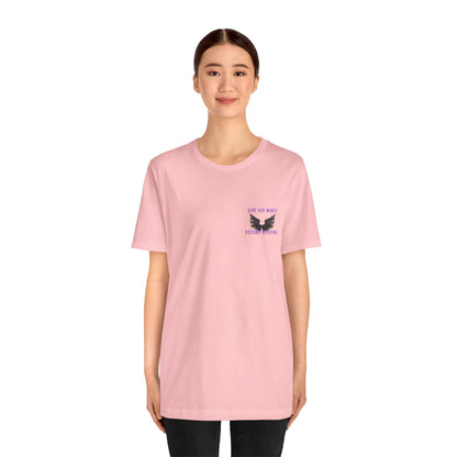 Give Her Wings Unisex Jersey Short Sleeve Tee