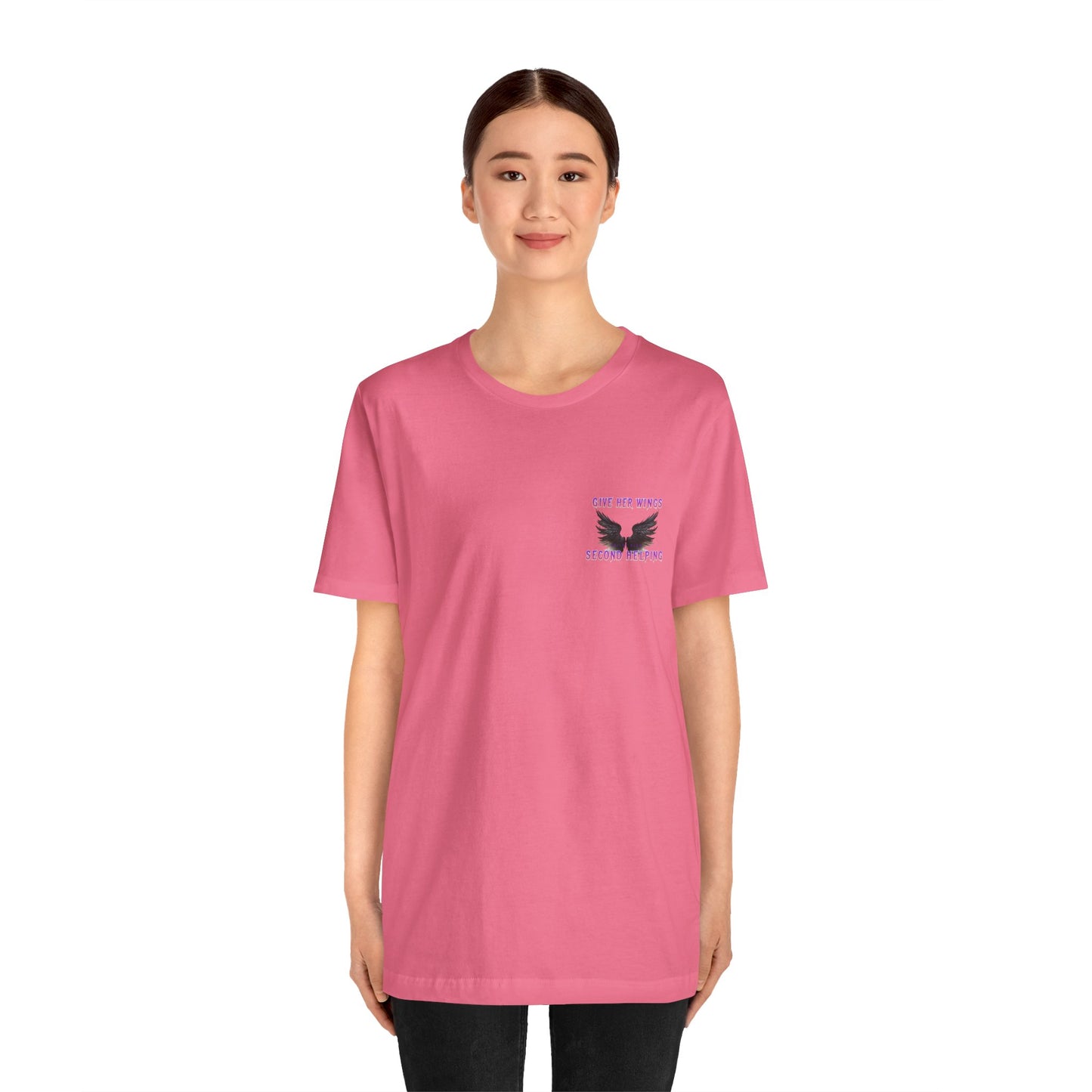 Give Her Wings Unisex Jersey Short Sleeve Tee