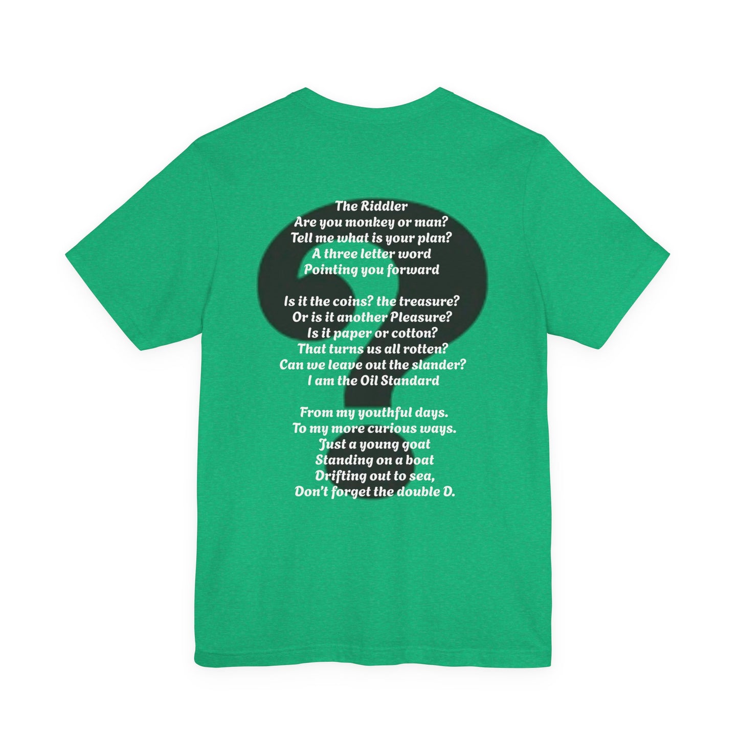 Riddle Me This Unisex Jersey Short Sleeve Tee