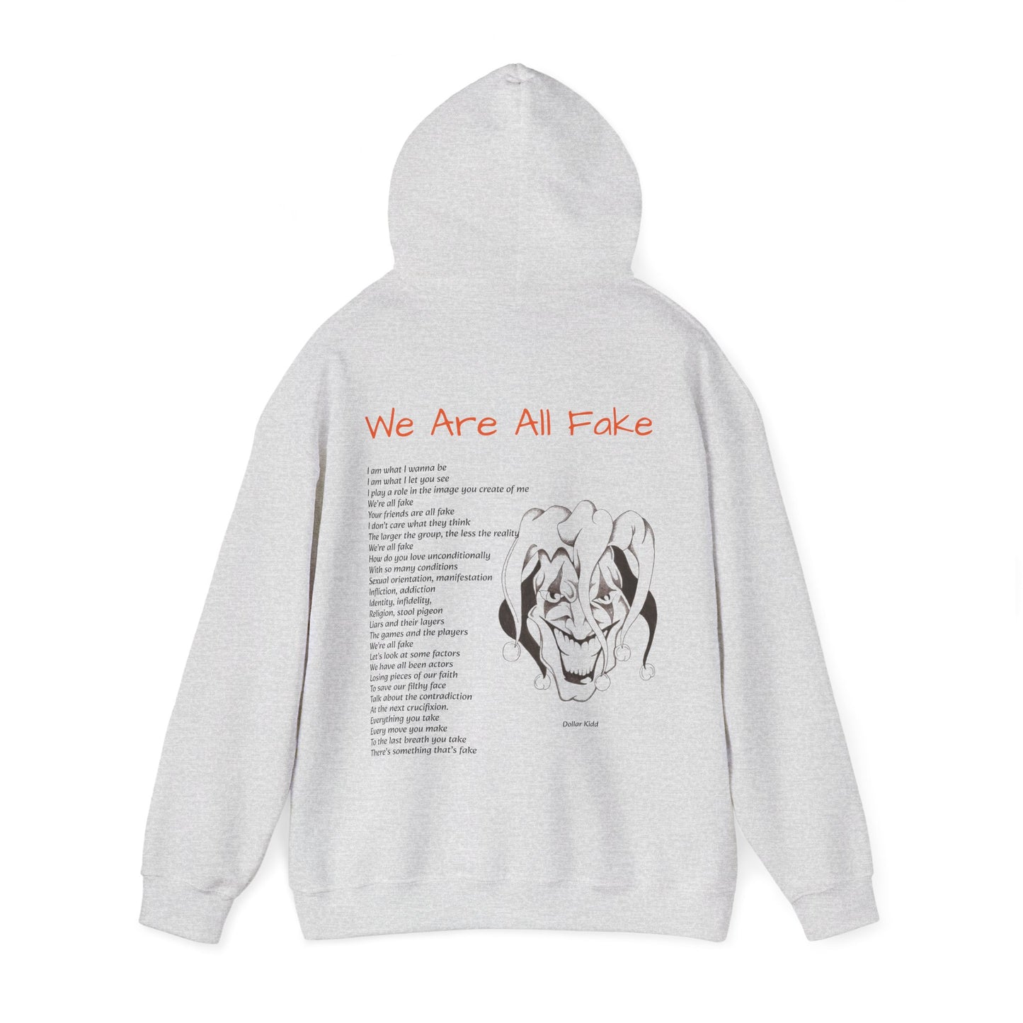 We Are All Fake Unisex Heavy Blend™ Hooded Sweatshirt