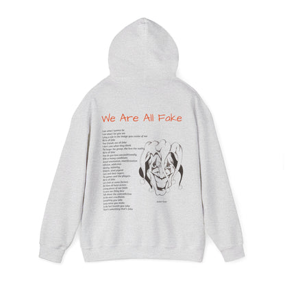 We Are All Fake Unisex Heavy Blend™ Hooded Sweatshirt