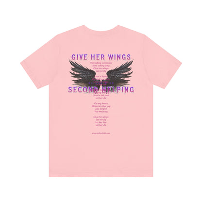 Give Her Wings Unisex Jersey Short Sleeve Tee
