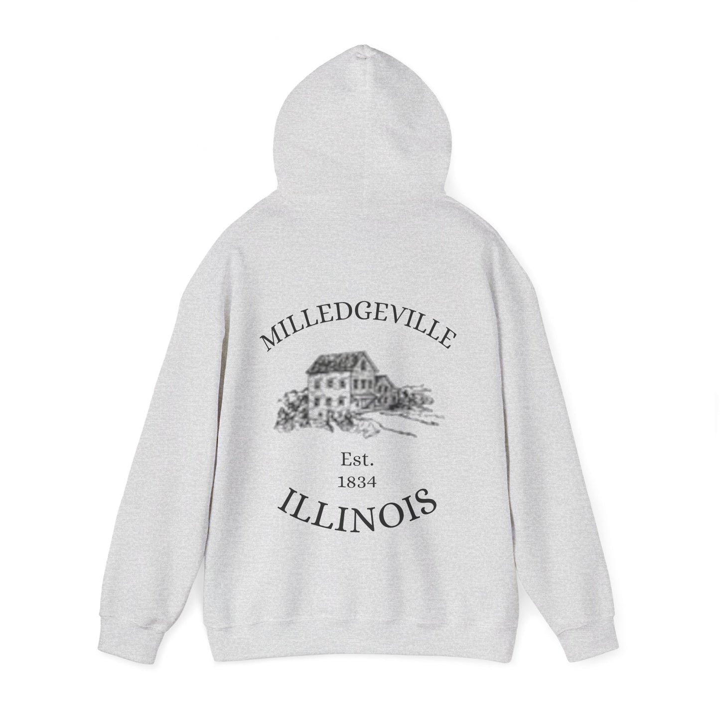 Focused on Our Future - Biker Back- Unisex Heavy Blend™ Hooded Sweatshirt