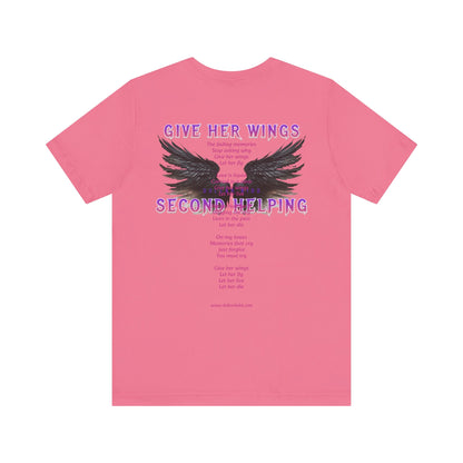 Give Her Wings Unisex Jersey Short Sleeve Tee