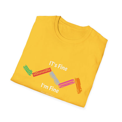 KO - It's Fine I'm Fine - Unisex Softstyle T-Shirt