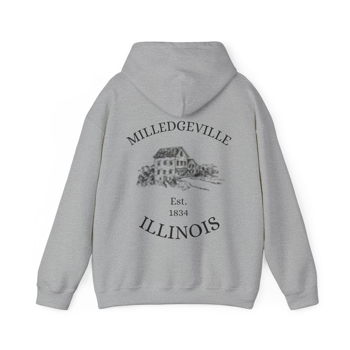 Focused on Our Future - Biker Back- Unisex Heavy Blend™ Hooded Sweatshirt