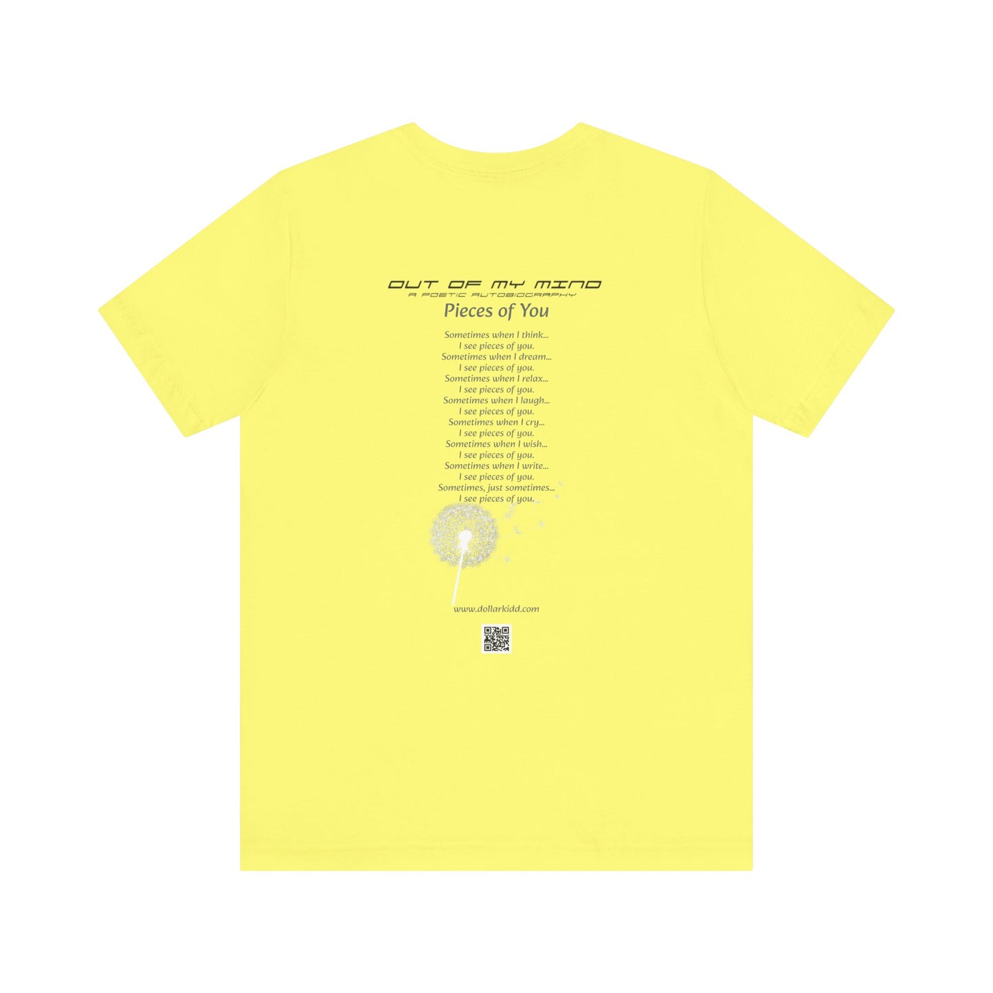 Dollar Kidd - Pieces Of You BK Unisex Jersey Short Sleeve Tee