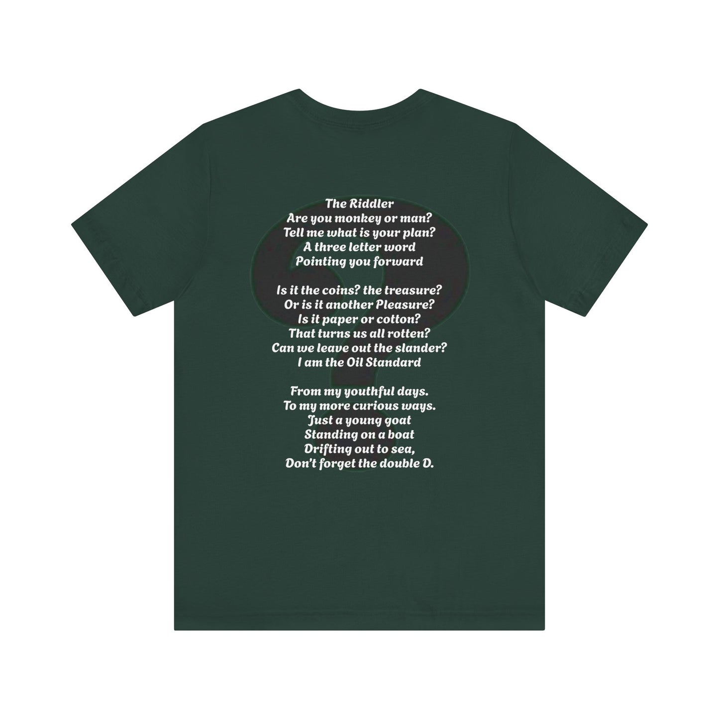 Riddle Me This Unisex Jersey Short Sleeve Tee