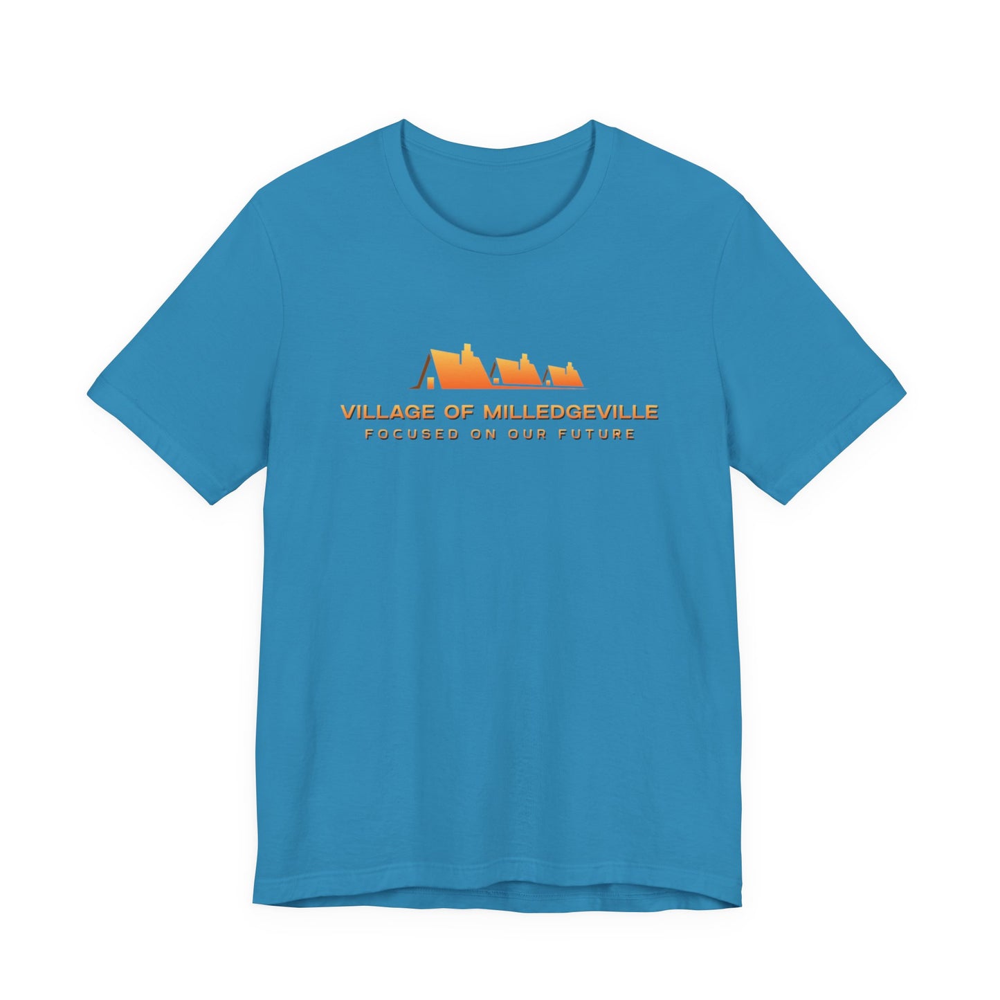 Focused on Our Future - Biker Back - Unisex Jersey Short Sleeve Tee