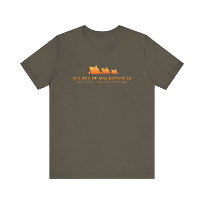 Focused on Our Future - Biker Back - Unisex Jersey Short Sleeve Tee