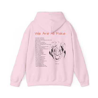 We Are All Fake Unisex Heavy Blend™ Hooded Sweatshirt