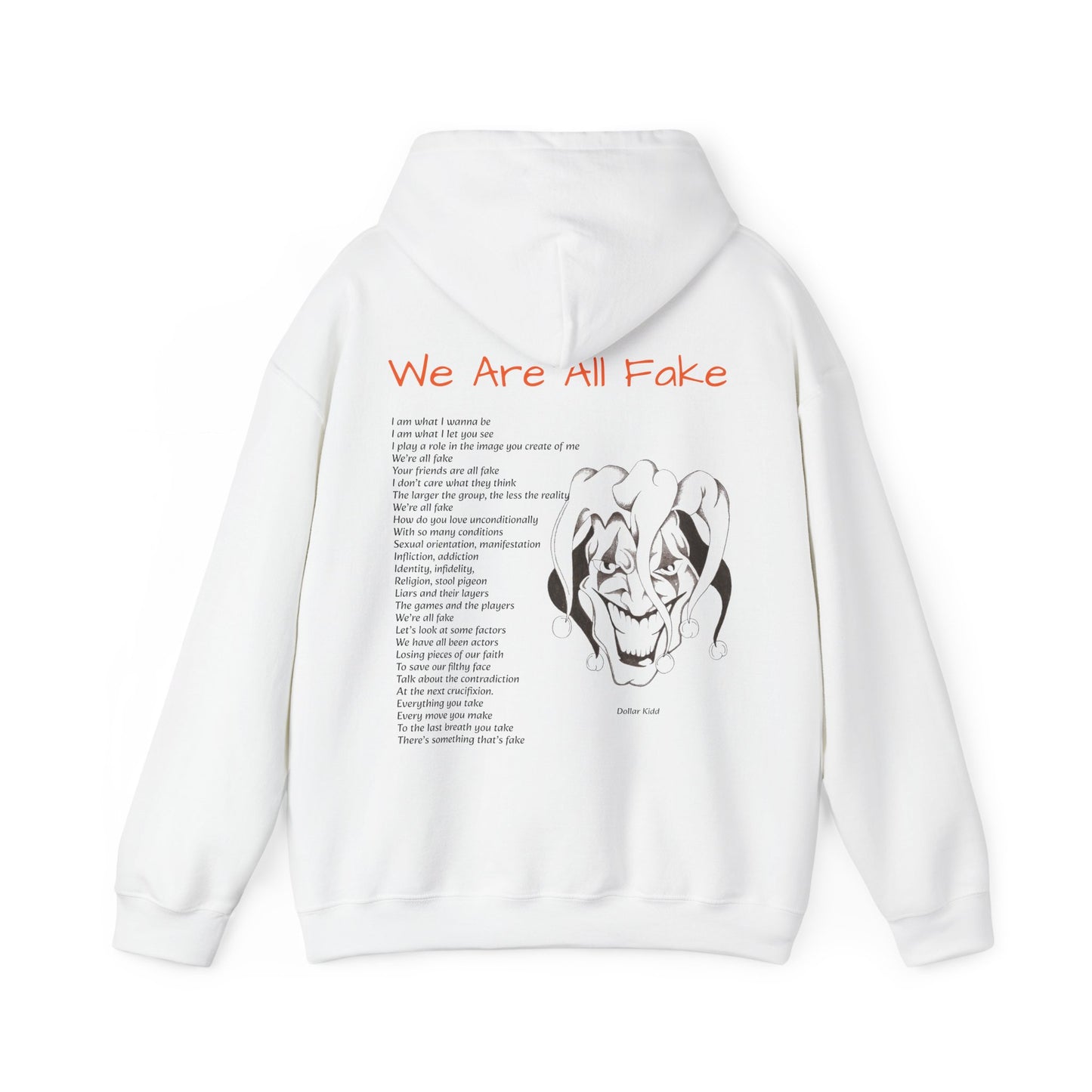 We Are All Fake Unisex Heavy Blend™ Hooded Sweatshirt