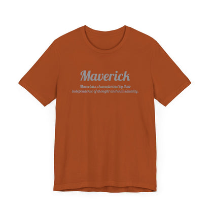Maverick - Maverick Unisex Jersey Short Sleeve Tee