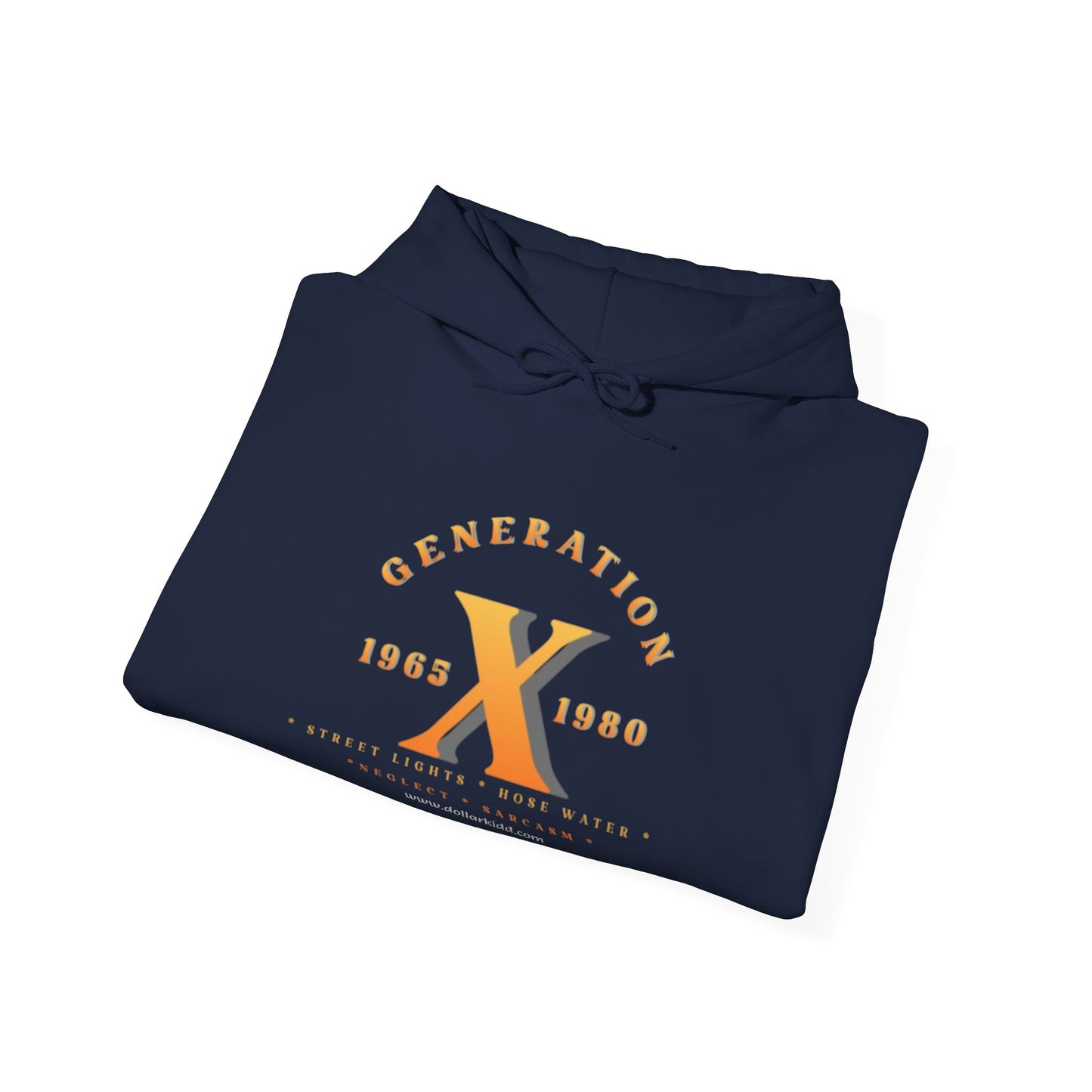 Gen X - 01 Orange Unisex Heavy Blend™ Hooded Sweatshirt