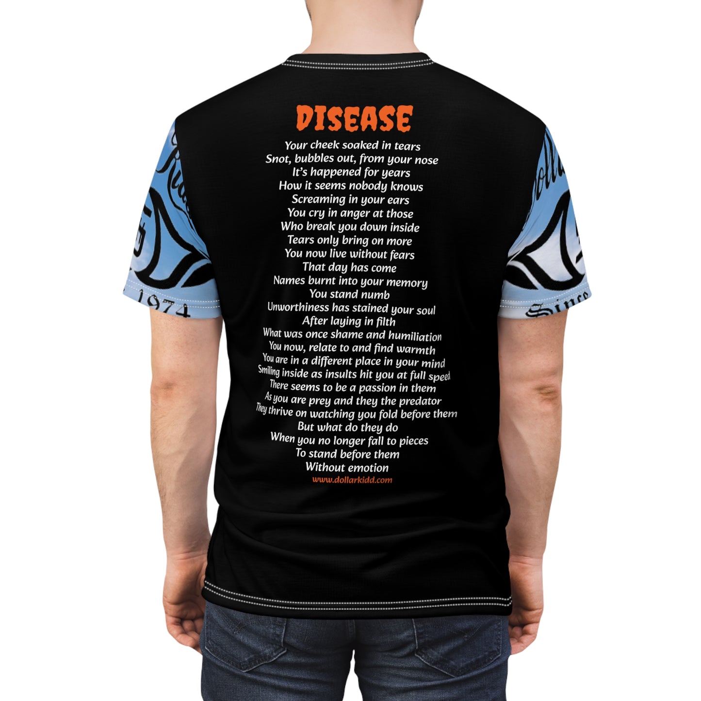 Dollar Kidd - Disease Unisex Cut & Sew Tee (AOP)