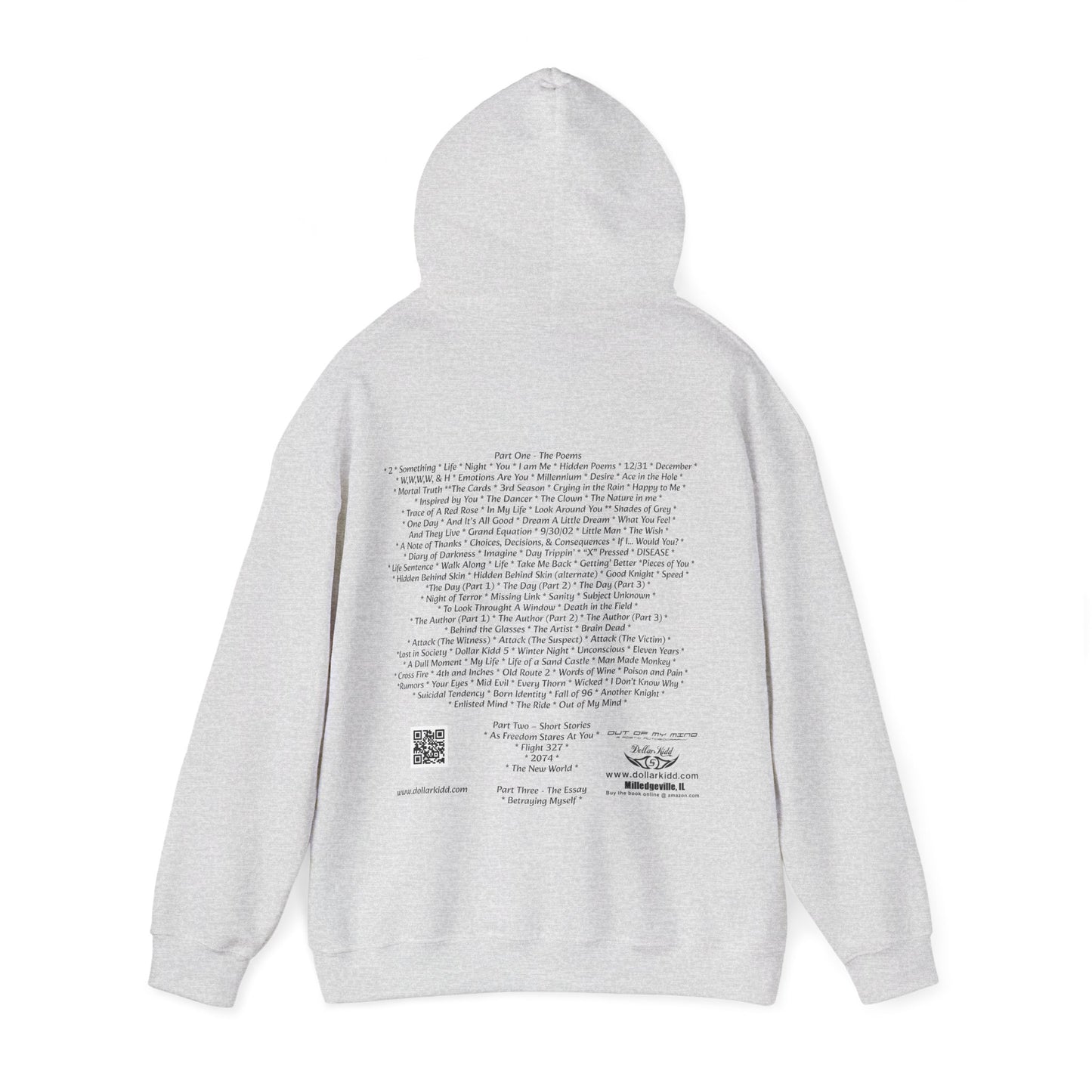 Dollar Kidd - Out Of My Mind - All Titles BL Unisex Heavy Blend™ Hooded Sweatshirt