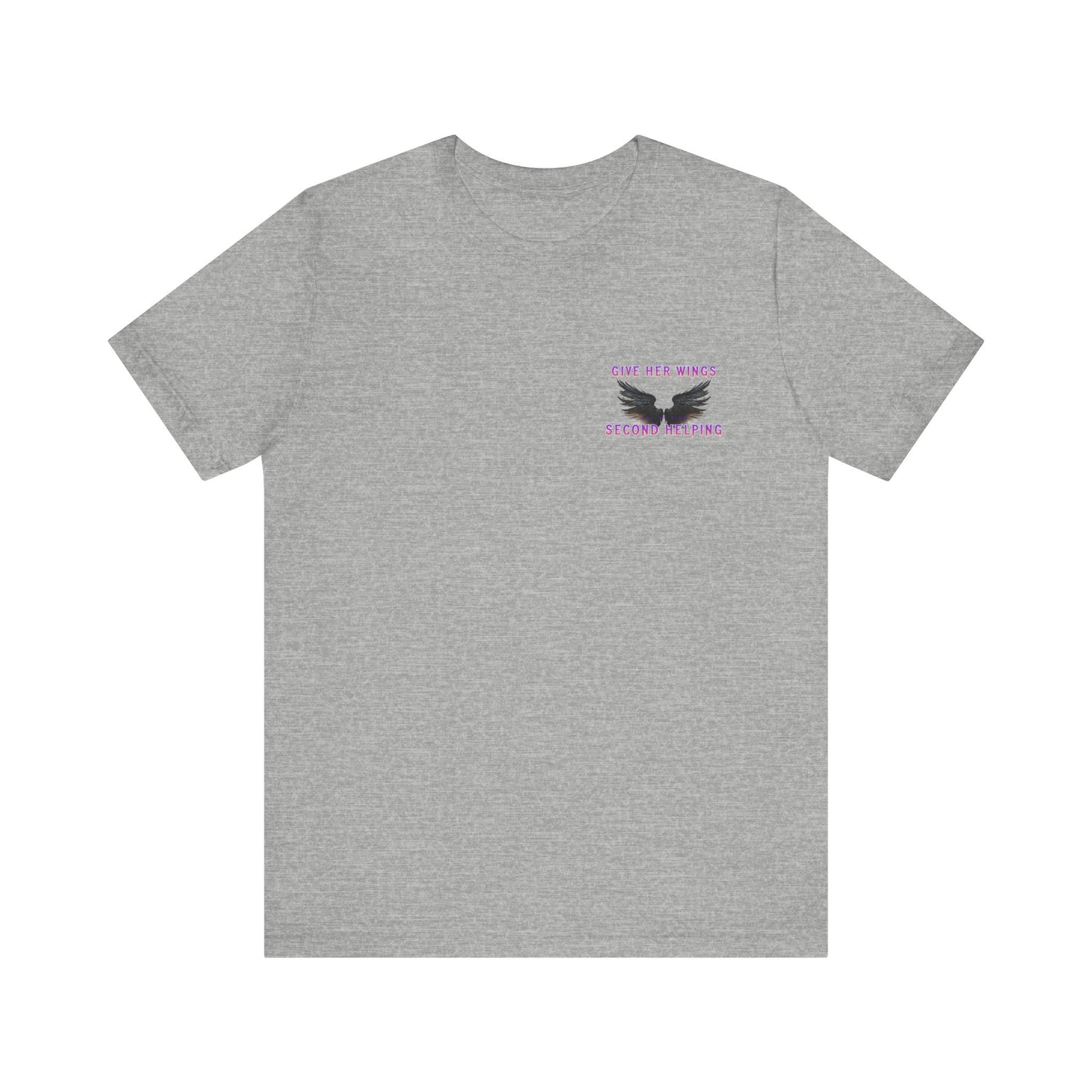 Give Her Wings Unisex Jersey Short Sleeve Tee