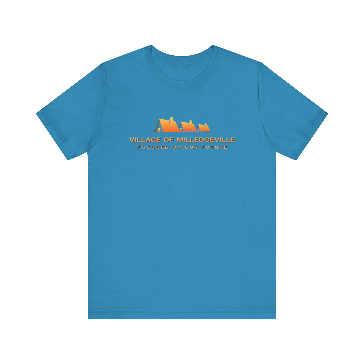 Focused on Our Future - Biker Back - Unisex Jersey Short Sleeve Tee