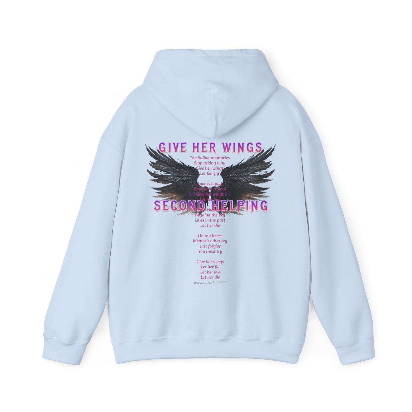 Give Her Wings Unisex Heavy Blend™ Hooded Sweatshirt