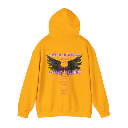 Give Her Wings Unisex Heavy Blend™ Hooded Sweatshirt