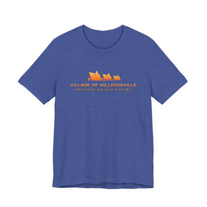 Focused on Our Future - Biker Back - Unisex Jersey Short Sleeve Tee