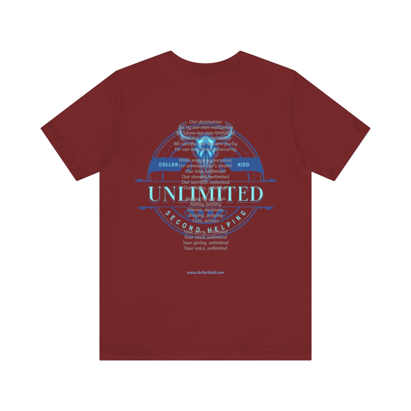 Unlimited Unisex Jersey Short Sleeve Tee