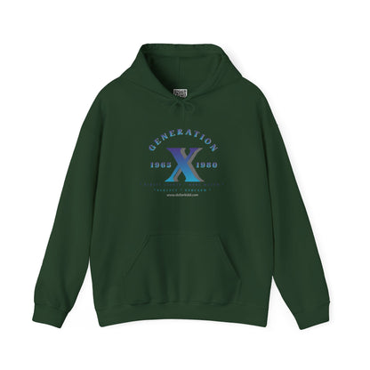 Gen X - 01 Blue Unisex Heavy Blend™ Hooded Sweatshirt